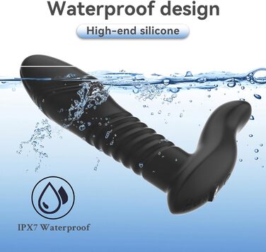 Вібратор анал для чоловіків з 10 режимами вібрації, простатична стимуляція, секс-іграшка для пар, чоловічий анальний плагін, секс-іграшка для чоловіків та жінок, гей-секс іграшка