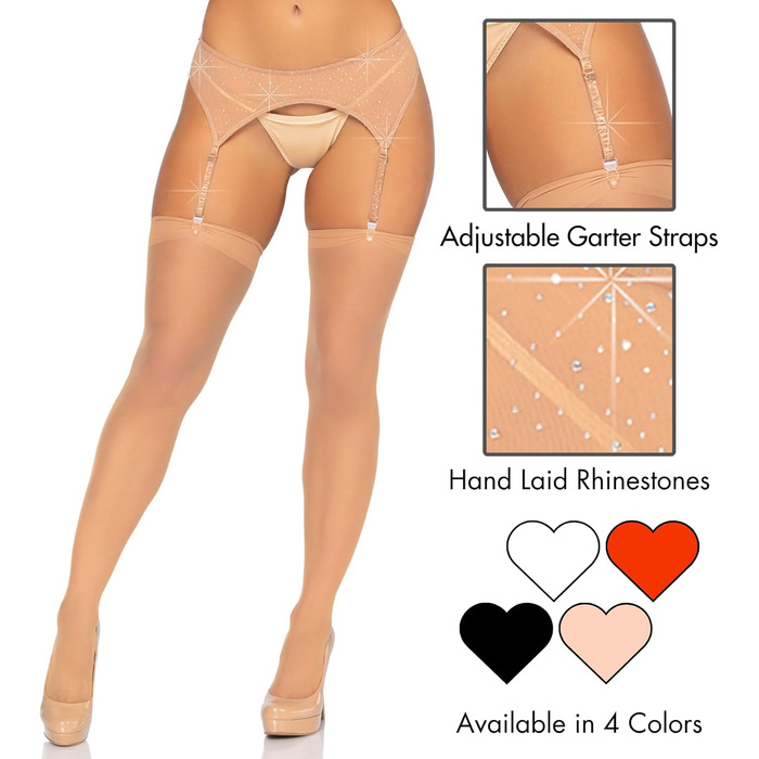 Штани-шкарпетки Leg Avenue Nude, універсальний розмір