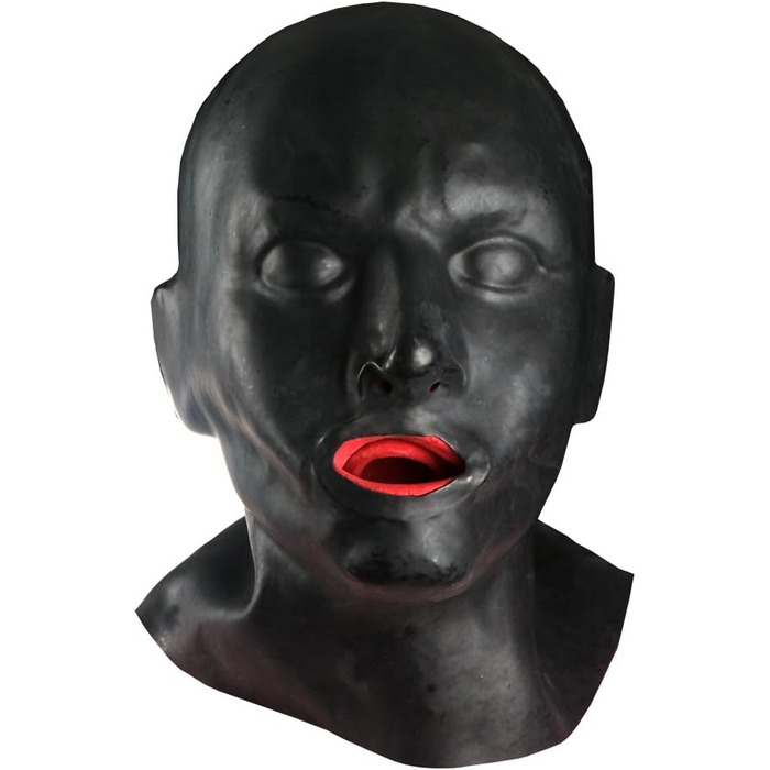 Маска для голови Hipipro Latex, доросла, повна маска з фіксатором для носа та рота