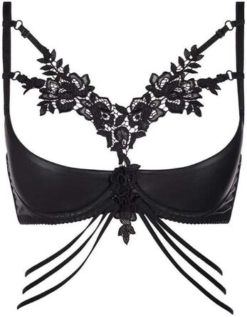 Axami: Колготки з латексу 75D, чорні - Peek a Boo BH