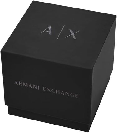 Чоловічий годинник Armani Exchange кварцовий багатофункціональний, 44 мм, сталевий браслет, золотий та чорний кольори