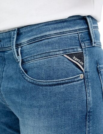 Чоловічі джинси Replay Anbass Slim-Fit з Comfort Stretch, колір Medium Blue, розмір 34W/32L