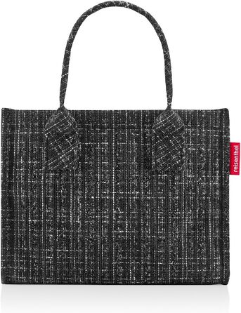 Жіноча сумка-кросбоді reisenthel daily shopper XS прямокутна, чорна букле