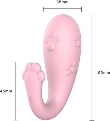 Вібратор для жінок з Bluetooth, пульсація, 8 частот, дистанційне керування, силікон, для пар (рожевий)
