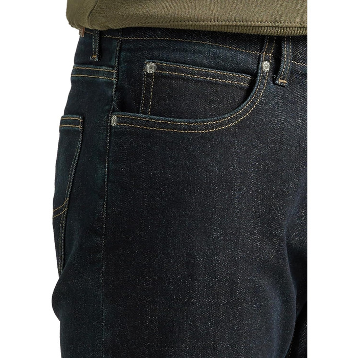 Чоловічі джинси Lee Performance Series Extreme Motion Athletic Fit, великий розмір (36W / 36L), колір Rinse