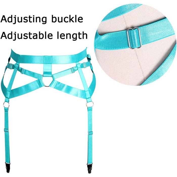 Жіночий корсет-накидка в стилі панк з 4 кліпсами, набір шнурів, шкарпетки Харадзюку, універсальний розмір, смарагдовий