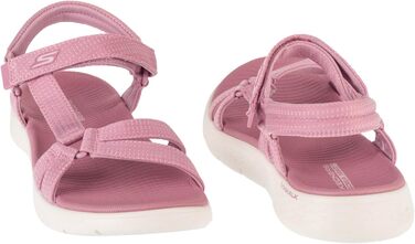 Жіночі сандалі Skechers Go Walk Flex, текстильні, колір mauve (бузковий), розмір 37 EU