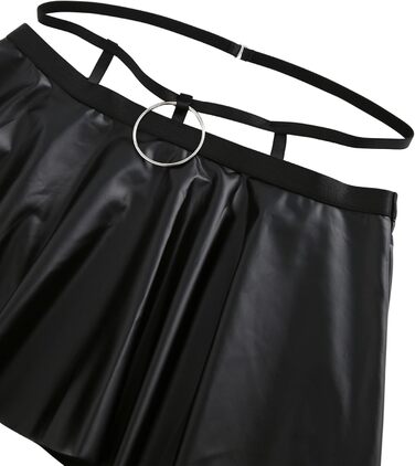 Чорний комплект білизни з корсетом, чашками та шнурівкою Liloy для жінок (3XL)