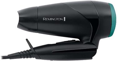 Дорожній фен Remington On The Go D1500 білий: складаний, 2000 Вт, з дифузором та вузьким соплом, двовольтажний (120/240V)