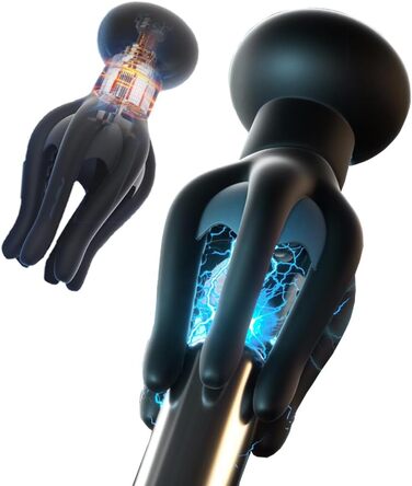 Електричний масажер для чоловіків Jpscor – вібраційний стимулятор з 10 режимами, силікон, для пар