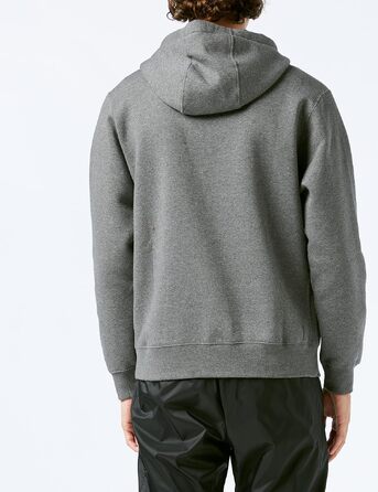 Чоловіча флісова кофта-худі Nike Park 20 з капюшоном та блискавкою, Charcoal Heather/White, розмір S