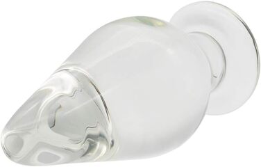 Анальний розширювач зі скляним конусом Kristall, 7.5 x 16 см для жінок та чоловіків