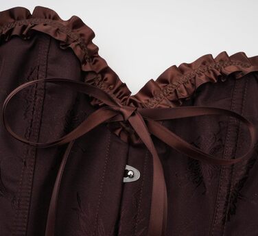 Корсет жіночий KUOSE з нагрудником, великі розміри S-6XL, чорний (34-36)