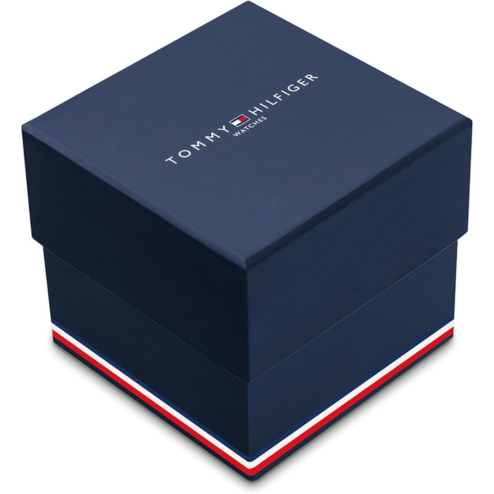 Чоловічий кварцовий годинник Tommy Hilfiger з комбінованим ремінцем зі сталі та шкіри, сріблястий метал, багатофункціональний циферблат