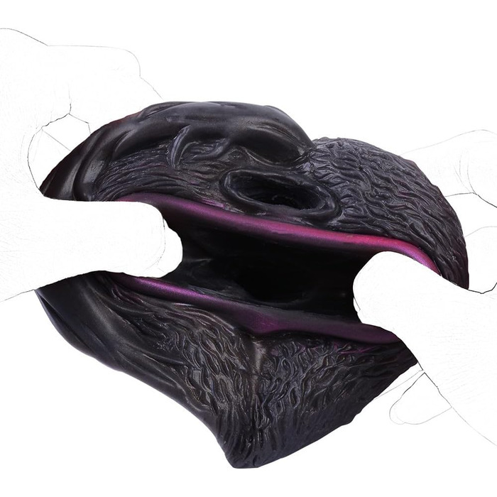 Масажер для чоловіків 2-в-1, реалістичний, з двома каналами, для соло-ігри, зразки анатомії