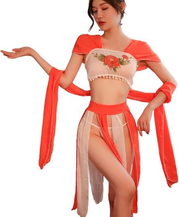 Костюм для косплею SINROYEE: сервісниця, кішка, єгипетський/китайський стиль, набір (12)