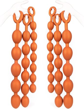 Анальні кулі Jixaxe з силікону: кулі-анальні плаґи для сексуальної стимуляції (5 кульок)