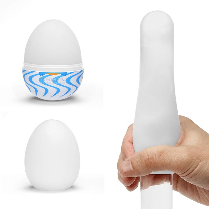 TENGA EGG WONDER - Набір з 6 різних мастурбаторів (WIND)