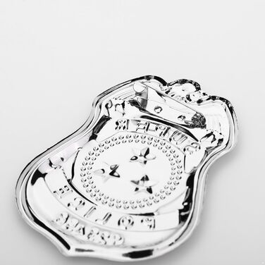 Костюм поліцейського для чоловіків Fldy: комплект з 4 предметів (кепка, шкіряний комбінезон, ефект мокрого блиску, чорний, XL)