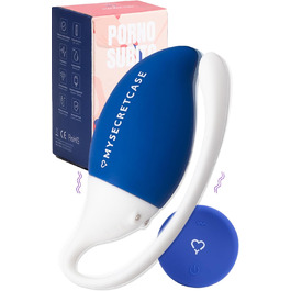 Віброяйце з дистанційним керуванням MySecretCase – вібратор для чоловіків, жінок та пар, стимулятор G-точки, для дорослих, блакитний