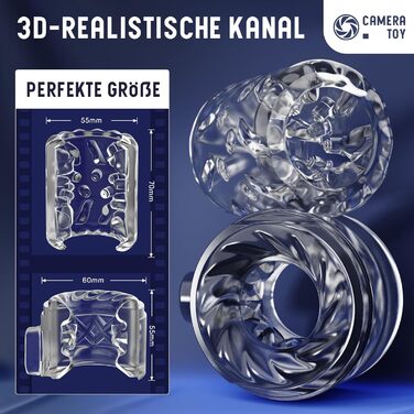 Електричний мастурбатор для чоловіків з 7 телескопічними та обертовими функціями, 7 режимів вібрації, компактний мастурбатор для соло-ігри