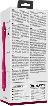 Силіконовий масажер для тіла MIRA Rabbit Point G Rose