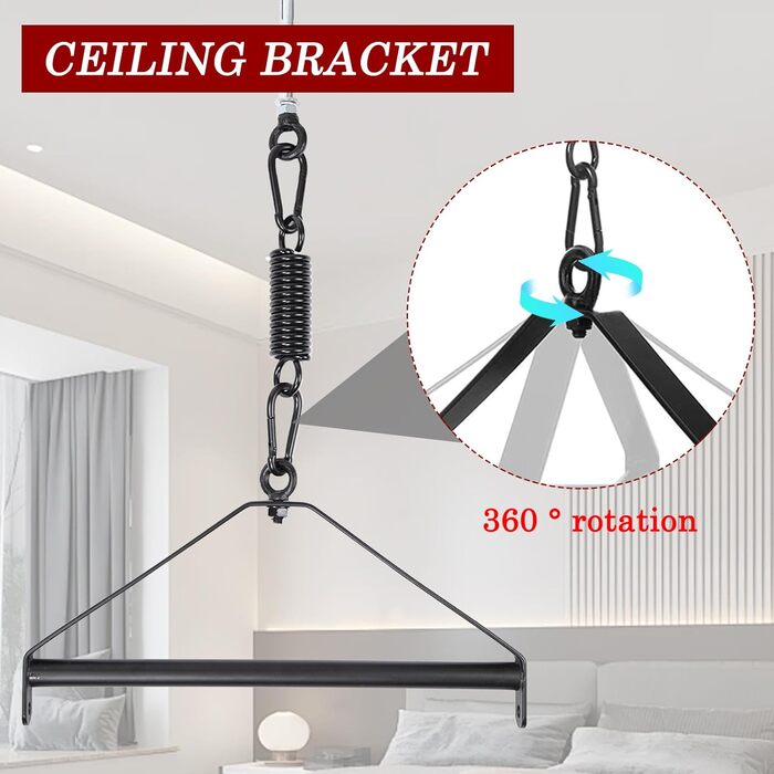 Гойдалка для закоханих підвісна Deluxe з кріпленням, комплект для BDSM ігор (до 100 кг)