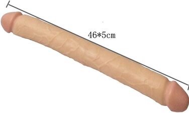 Двосторонній дилда Zooma з реалістичного силікону, ультра-довгий, для жінок та чоловіків