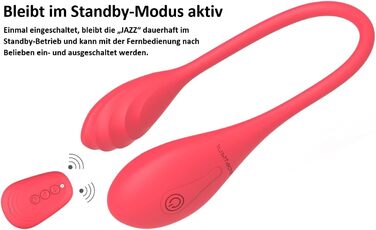 Вібратор Lustfactor JAZZ | Силіконовий вібратор з двома головками | Бездротове керування | 2 x 10 програм вібрації | Перезаряджається
