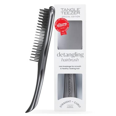 Щітка для волосся Tangle Teezer Ultimate Detangler для вологого та сухого волосся всіх типів, розплутувальна з дворівневими щетинками, Midnight Silver