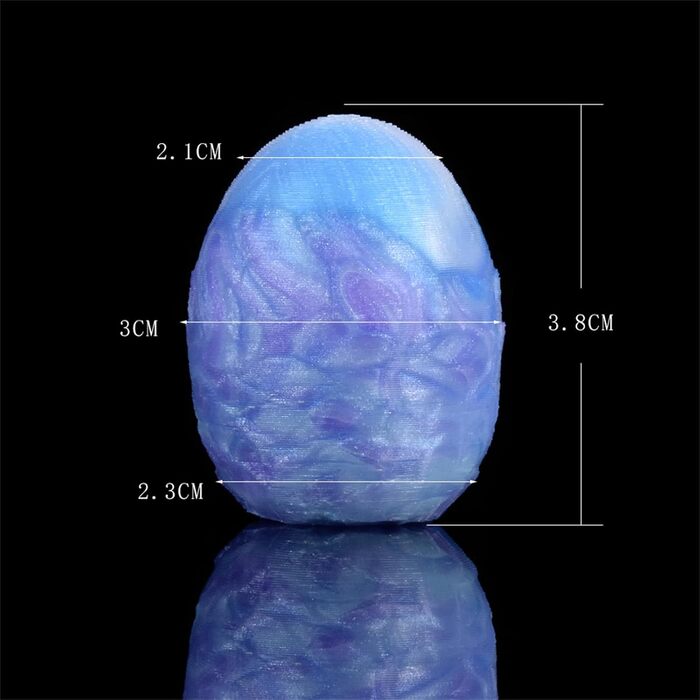 Анальний дилдо Soarvlorfy з 5 яйцями, силікон, XXL, для жінок та чоловіків, G-Spot, SM, синій комплект