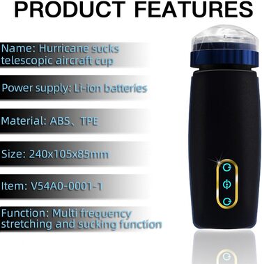 Автоматичний статевий масажер для чоловіків з режимами всмоктування - сексуальна іграшка для самостійних задоволень