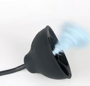 Набір для збільшення грудей ScreaAss 2Er Set: масажер грудей, вакуумна помпа, вібратор, стимулятор клітора, 2 шт. Чорний