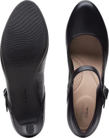Жіночі туфлі-човники Clarks Ambyr Shine, чорні, розмір 35.5 EU