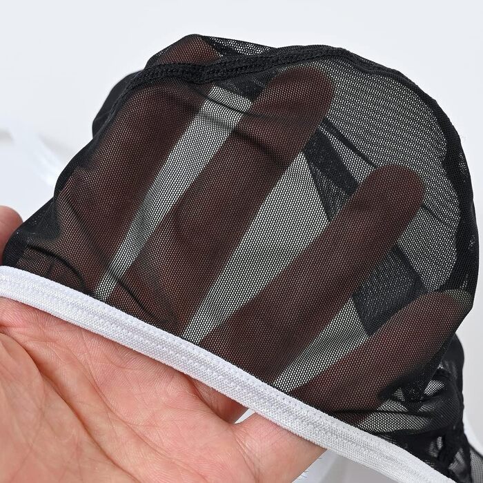 Чоловіча прозора трусика-стрінги BIATWOWR - чорний колір, розмір XL. Зручні, дихаючі, з м'якого матеріалу.