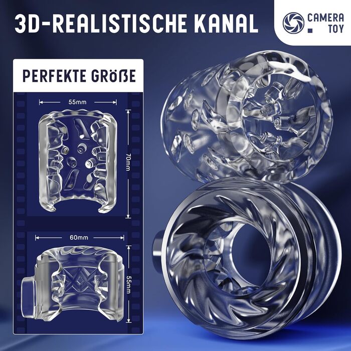 Електричний мастурбатор для чоловіків з 7 телескопічними та обертовими функціями, 7 режимів вібрації, компактний мастурбатор для соло-ігри