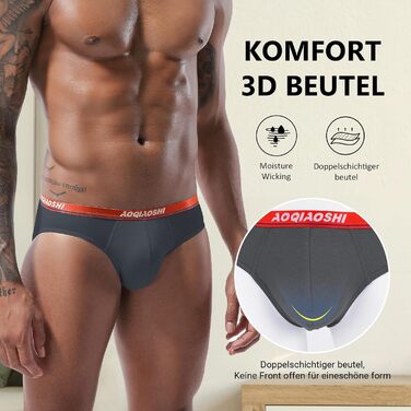 Боксеры чоловічі PHOLEEY з модалю та мікрофібри, низька посадка, підтримка, еластичний пояс, 8 шт., XL