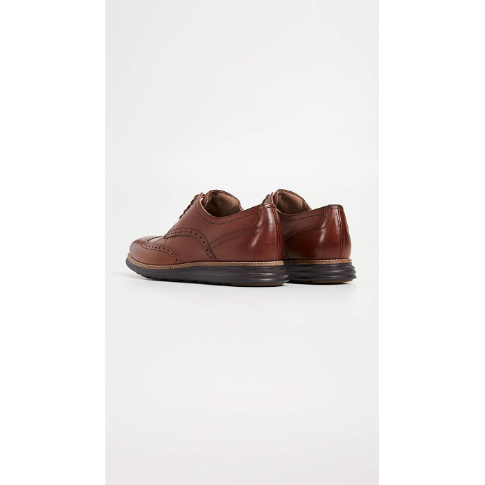 Чоловічі шкіряні туфлі Cole Haan Grand Wingtip Oxford коричневого кольору Woodbury Ivory, розмір 43.5 EU