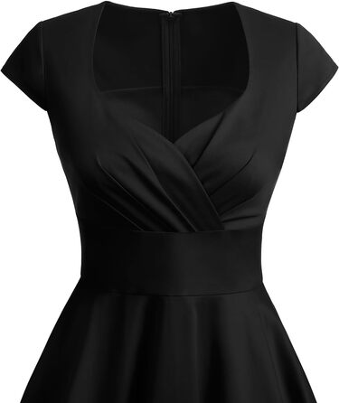 Сукня в стилі 1950-х, ретро, коктейльна, рокабіллі, Bbonlinedress, чорна