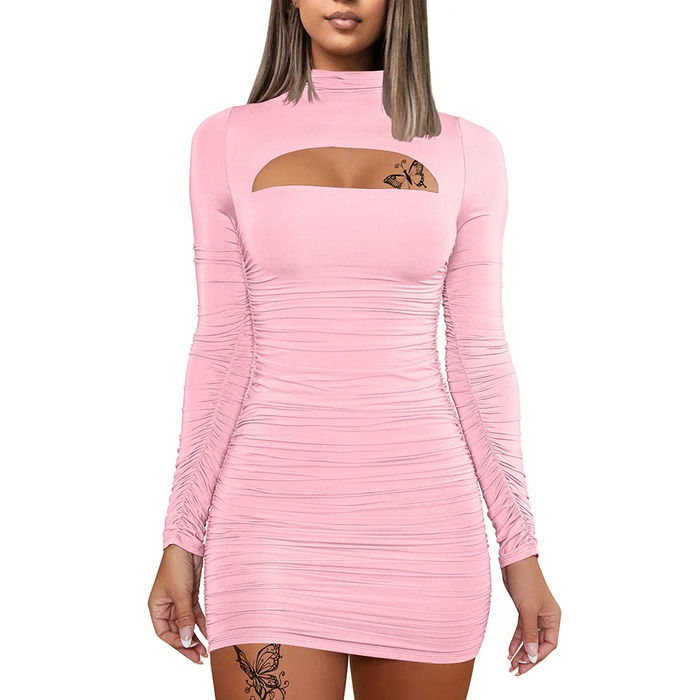 Сукня коктейльна жіноча DAAWENXI, колір рожевий