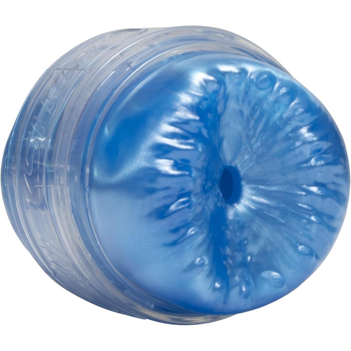 Fleshlight Quickshot Turbo Blue Ice - Мастурбатор з надзвичайно реалістичним покриттям SuperSkin, синій (Alien Mouth)