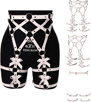 Жіночий корсет-зачіп з PU шкіри, чорний, стимпанк, корсет з ремінцями