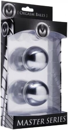 Сталеві кульки для стимуляції Master Series Titanica Extreme - сталь, преміум якість