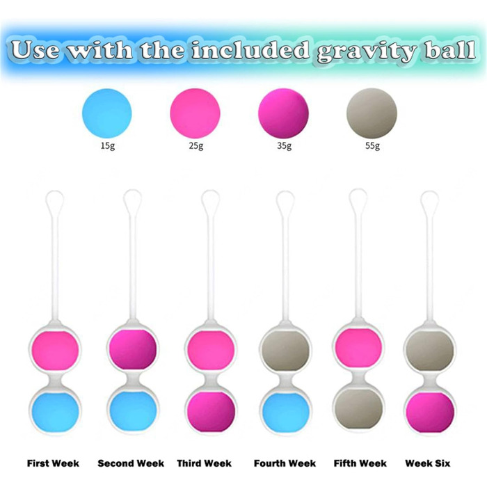 Вібратор з дистанційним керуванням та додатком, 9 режимів вібрації для жінок, портативний масажер G-Spot для пар, білий