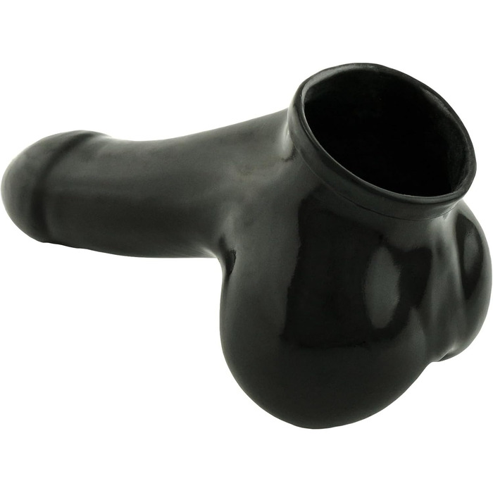 Провізор Latex Penis Sleeve S - 11.5 см, Чорний, Зроблено в Німеччині