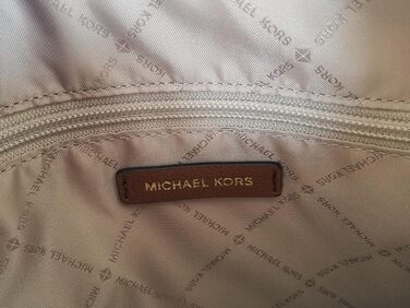 Жіноча сумка-тоут Michael Kors Charlotte Signature Large Top Zip Tote, коричнева