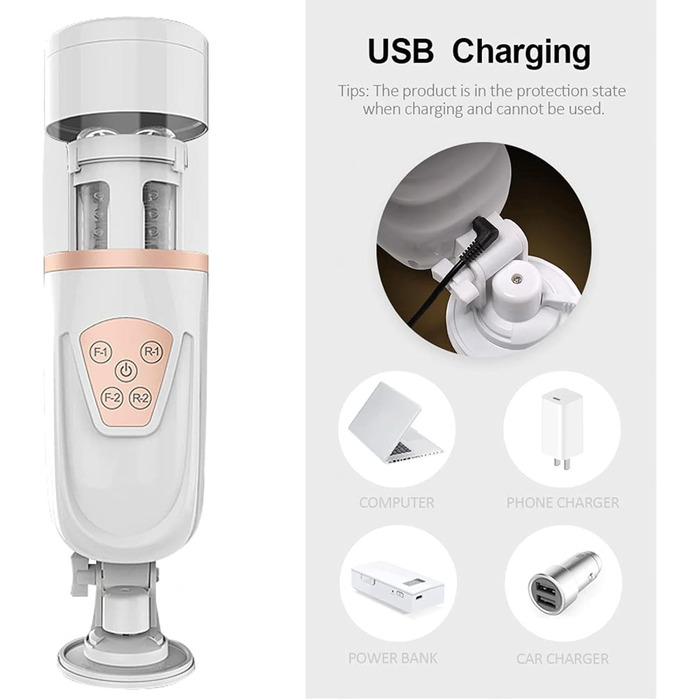 Електричний мастурбатор для чоловіків з 10 телескопічними режимами та 5 швидкостями. Автоматичний стимулятор пеніса для чоловіків. Іграшка для дорослих.