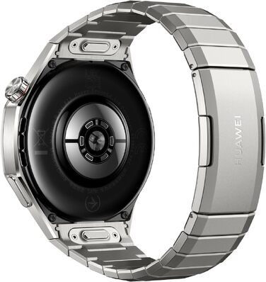 Смарт-годинник Huawei Watch GT 5 Pro 46mm Titanium: титановий корпус, ЕКГ, GPS, моніторинг здоров'я та спорту, Bluetooth-дзвінки, до 14 днів автономності, для iOS та Android