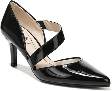 Жіночі туфлі-човники LifeStride Suki Pump, чорний лак, розмір 40 EU (Wide/Широка колодка)