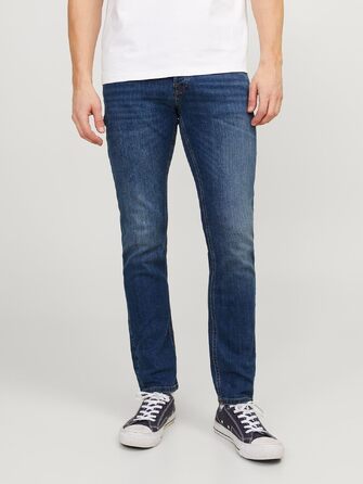 Чоловічі джинси Jack & Jones JJITIM JJORIGINAL AM 012 LID NOOS, синій денім, розмір 44W/32L